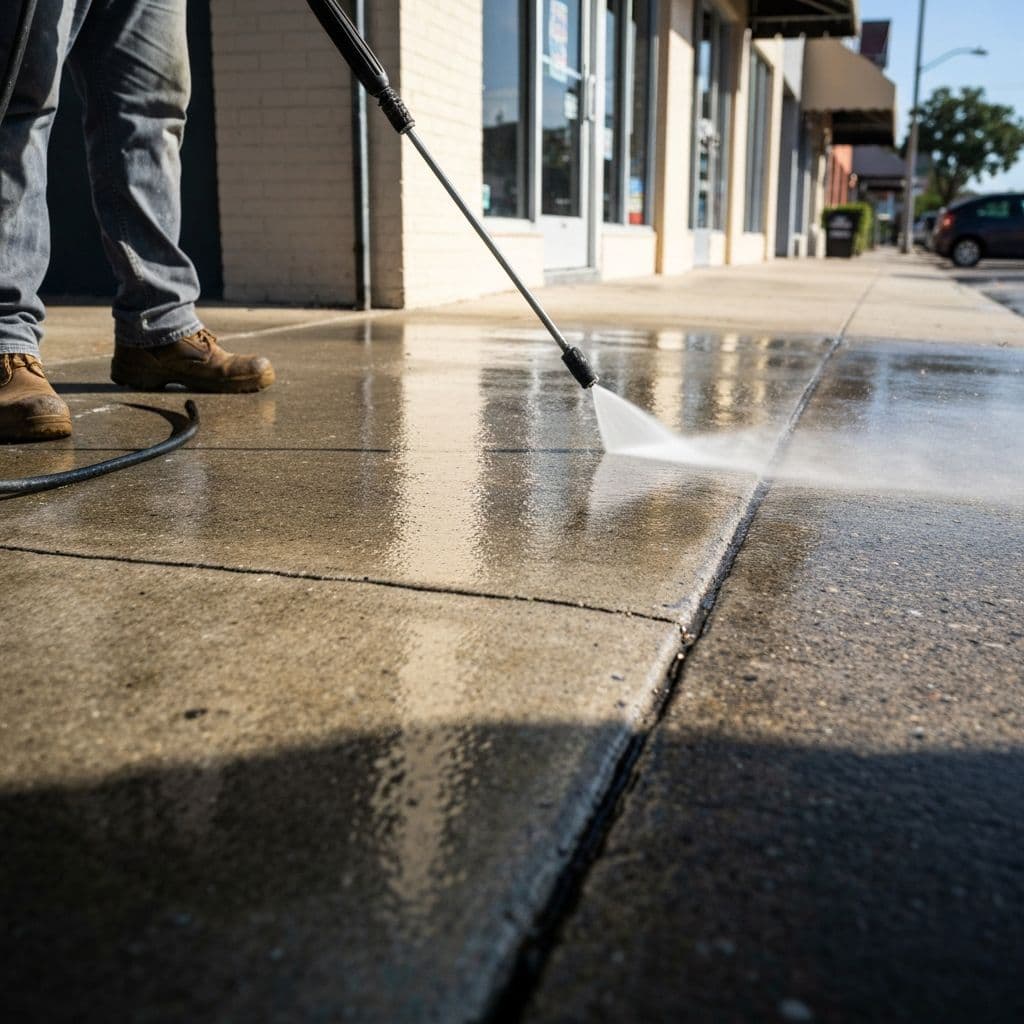 Small Commercial Fronts by BayBright Exterior Cleaning